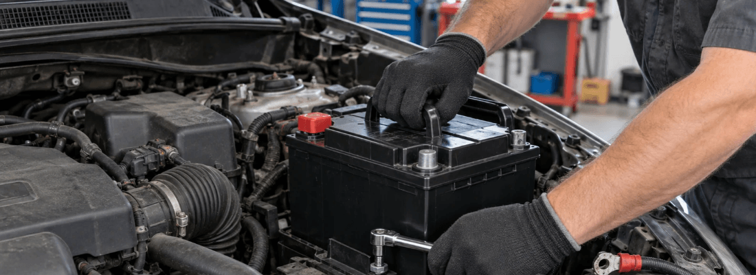 Vérification de l’état de la batterie d’une voiture d’occasion