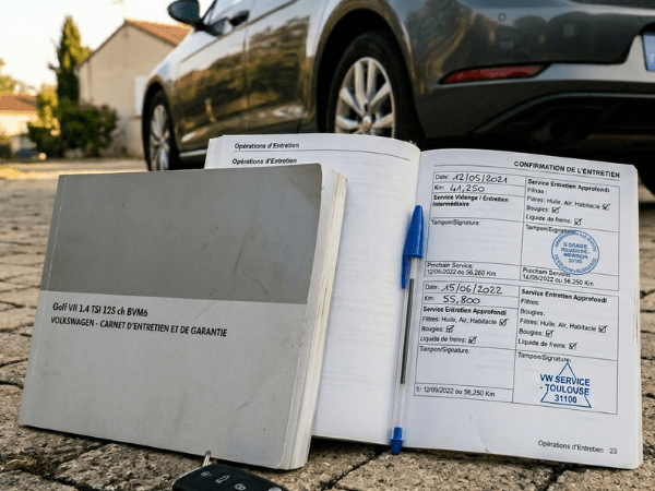 Vérifier le carnet d'entretien d'un véhicule avant tout achat