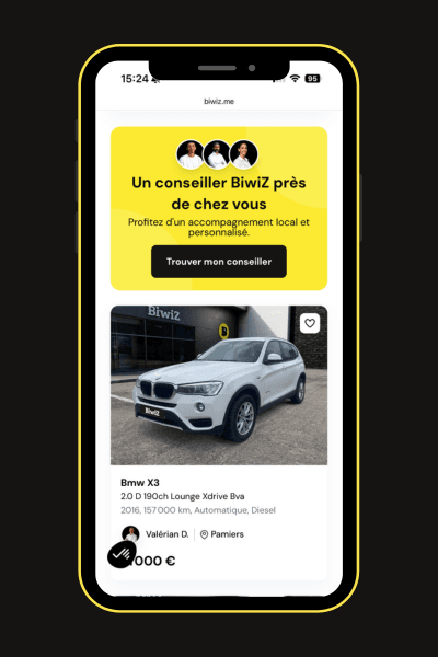 Biwiz propose un large choix de véhicule d'occasion disponibles sur le marché