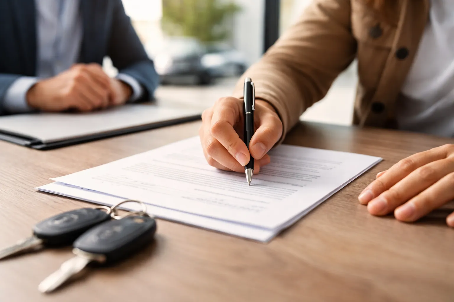 Démarches administratives achat voiture occasion - signature certificat de cession