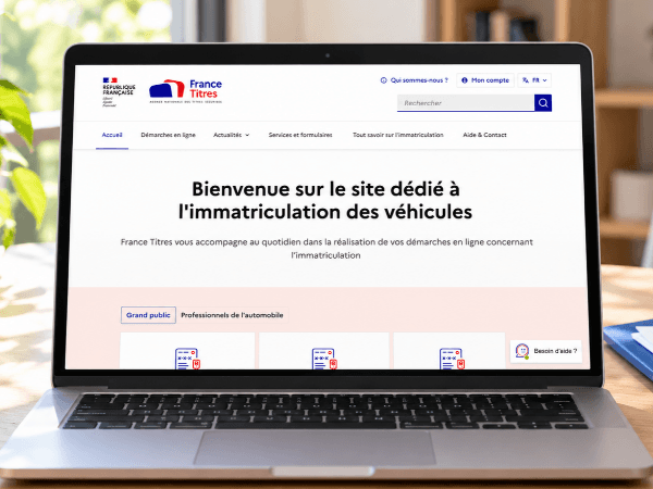 Déclaration de cession véhicule en ligne sur le site de l’ANTS