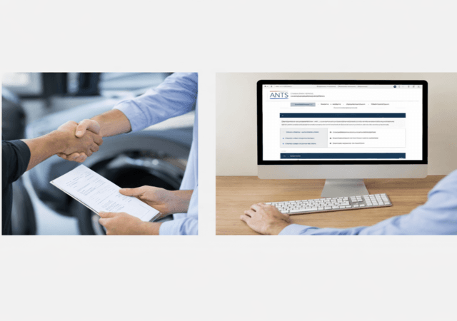 Documents et déclaration de cession du vehicule