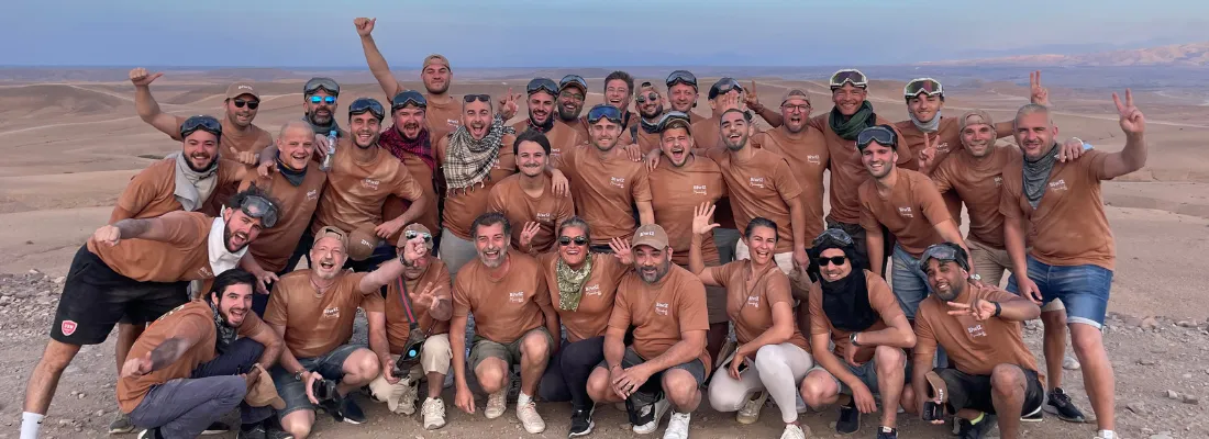 Séminaire Biwiz 2025 à Marrakech — équipe et courtiers réunis pour quatre jours