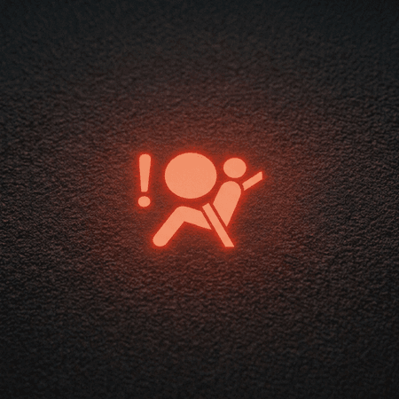 Voyant rouge d'airbag